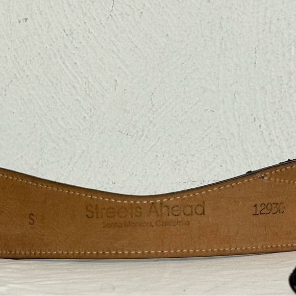 STREETS AHEAD Artisan Leather Belt Smooth & Croc Embossed Leather Made in USA - Picture 9 of 14